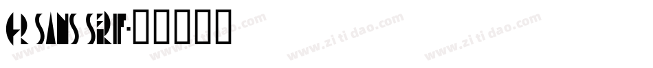 G2 sans serif字体转换